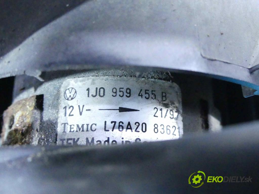 Skoda Octavia I 1996-2010 1.9 TDI 90 HP manual 66 kW 1896 cm3 5- Ventilátor chladiča 1J0959455B