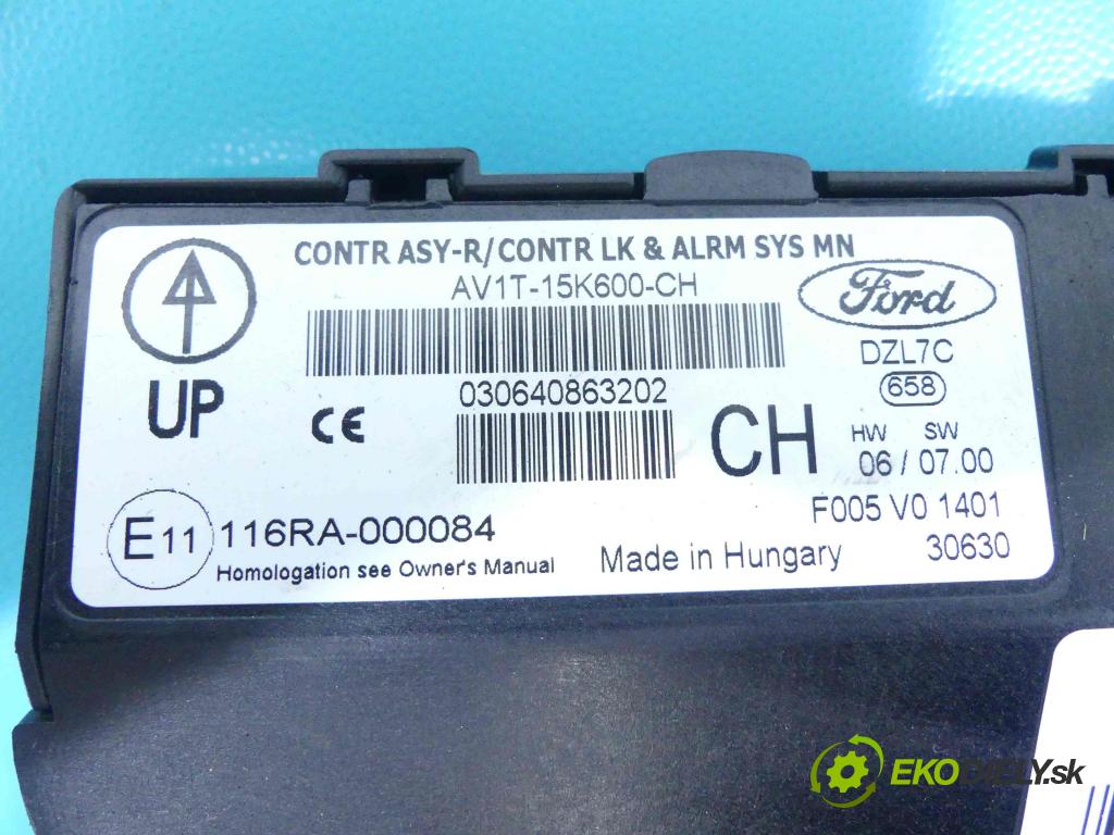 Ford B-Max 1.5 TDCI 75 HP manual 55 kW 1499 cm3 5- modul riadiaca jednotka AV1T-15K600-CH (Ostatné)