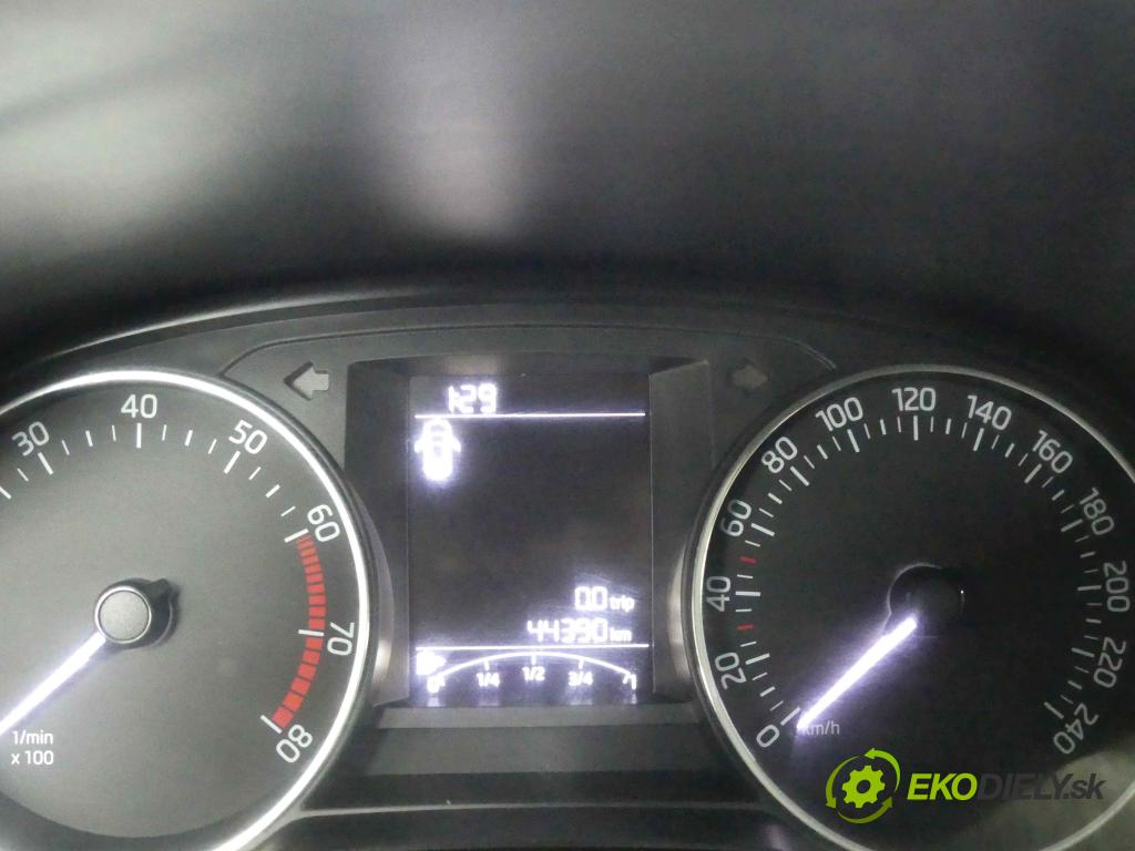 Skoda Fabia III 2014- 1.0 MPI 60 hp manual 44 kW 999 cm3 5- Přístrojová deska 6V0920730B (Přístrojové desky, displeje)