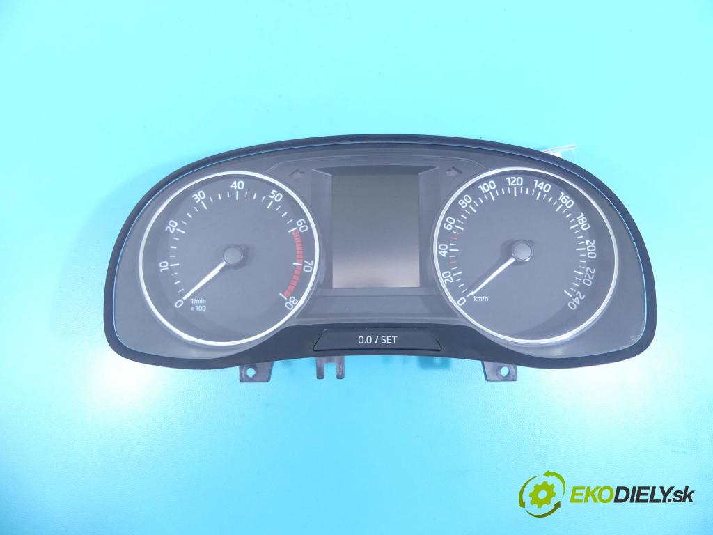 Skoda Fabia III 2014- 1.0 MPI 60 hp manual 44 kW 999 cm3 5- Přístrojová deska 6V0920730B (Přístrojové desky, displeje)