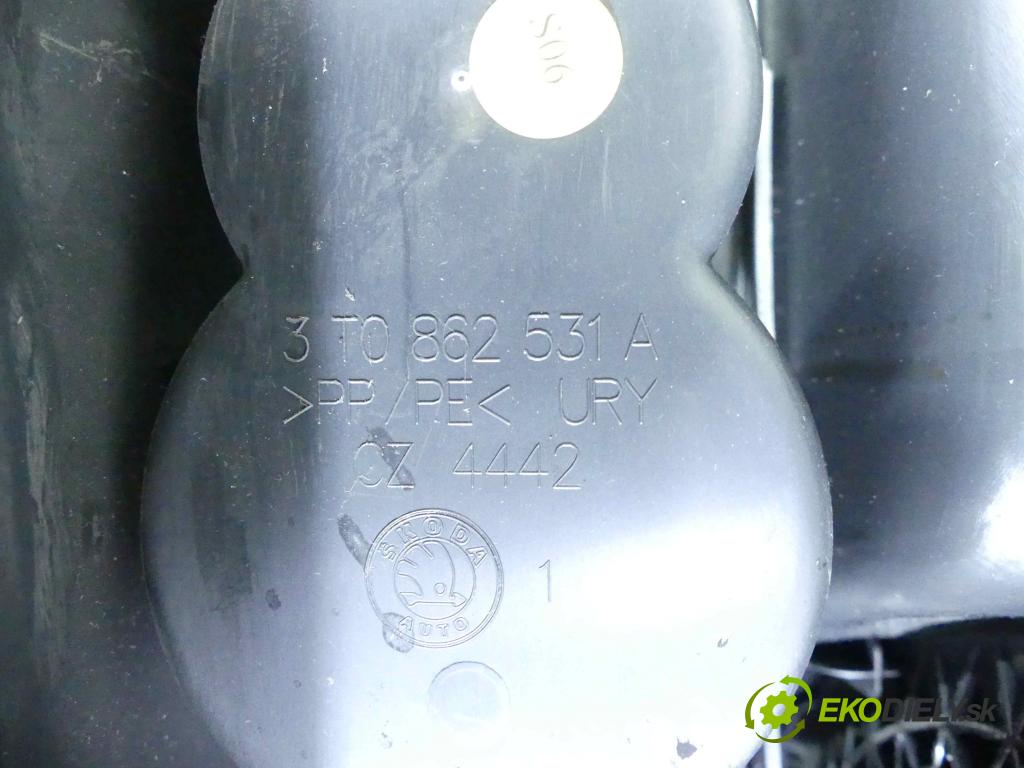 Skoda Superb II 2008-2015 2.0 tdi 170 hp automatic 125 kW 1968 cm3 5- loketní opěrka 3T0863241E (Loketní opěrky)