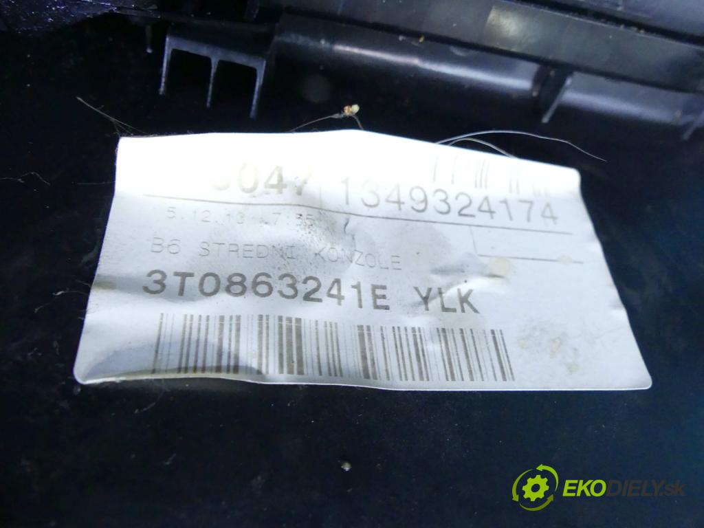 Skoda Superb II 2008-2015 2.0 tdi 170 HP automatic 125 kW 1968 cm3 5- operadlo 3T0863241E (Lakťové opierky)