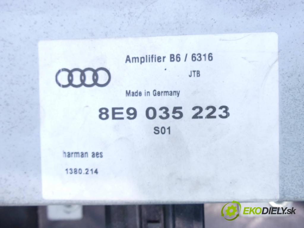 Audi A4 B6 2000-2004 1.9 TDI 131 HP manual 96 kW 1896 cm3 5- Subwoofer: 8E9035223 (Audio zariadenia)