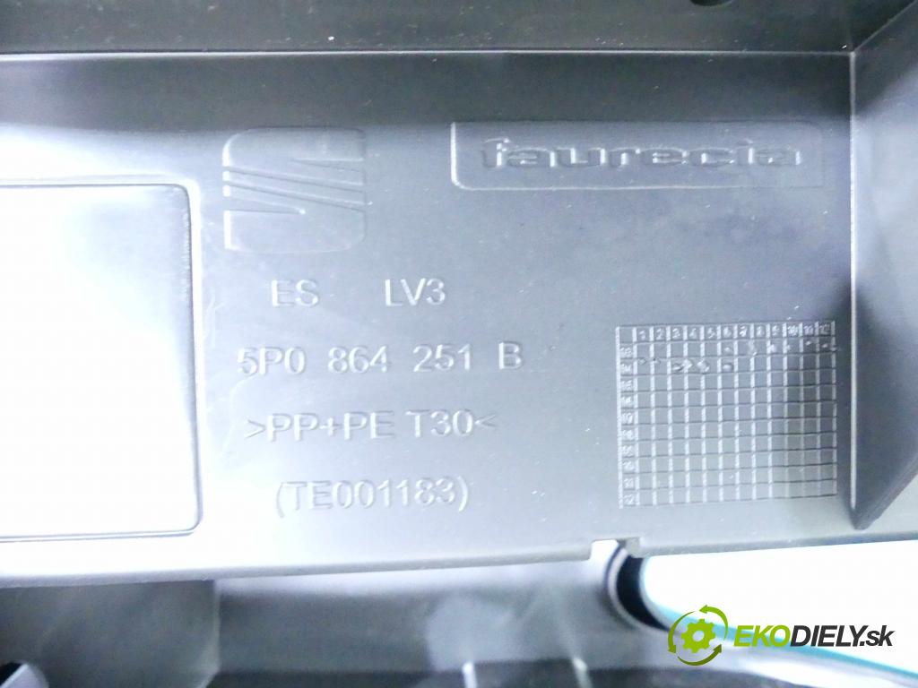 Seat Altea 1.9 tdi 105 HP manual 77 kW 1896 cm3 5- operadlo 5P0864251B (Lakťové opierky)