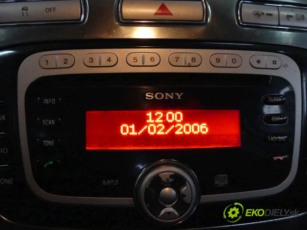 Ford Mondeo Mk4 2007-2014 2.0 16V 145 HP manual 107 kW 1999 cm3 5- Radio továreň: 7S7T-18C939-CA