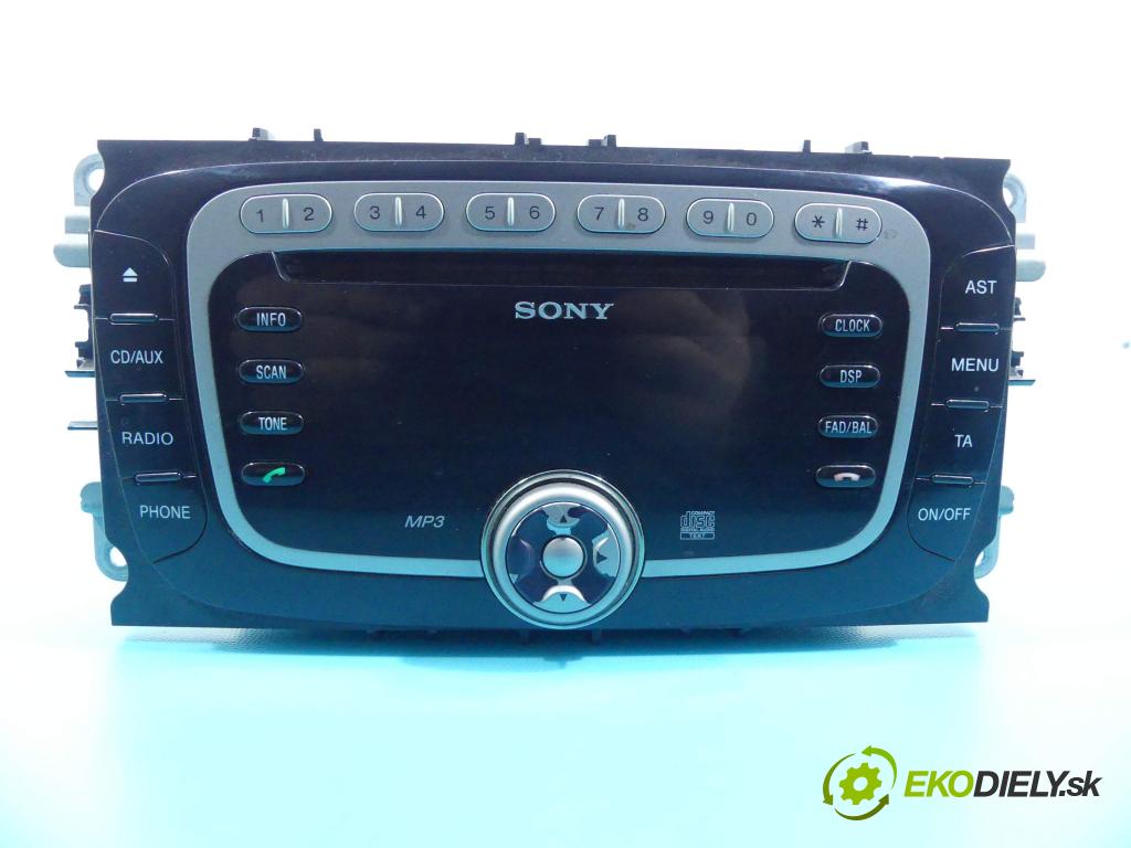 Ford Mondeo Mk4 2007-2014 2.0 16V 145 HP manual 107 kW 1999 cm3 5- Radio továreň: 7S7T-18C939-CA