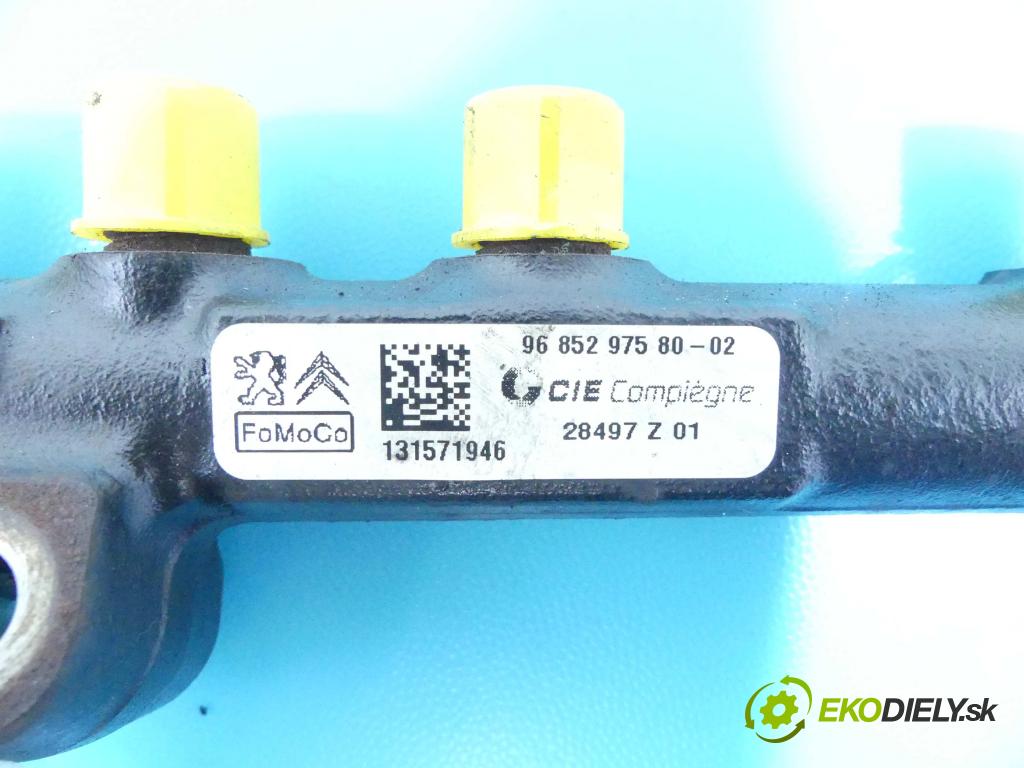 Ford B-Max 1.5 TDCI 75 HP manual 55 kW 1499 cm3 5- lišta vstrekovacia 9685297580-02 (Vstrekovacie lišty)