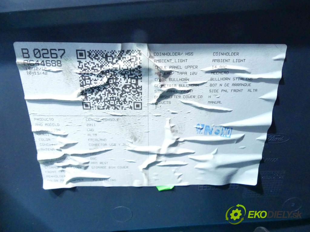 Ford C-Max II 2010-2019 1.6 tdci 116 HP manual 85 kW 1560 cm3 5- operadlo  (Lakťové opierky)