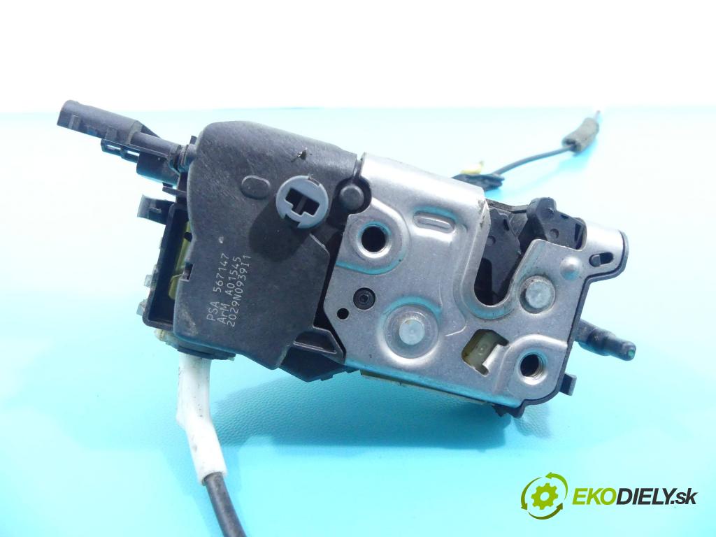 Peugeot 308 I 2007-2013 1.6 HDI 109 hp manual 80 kW 1560 cm3 5- zámek přední pravý PSA567147