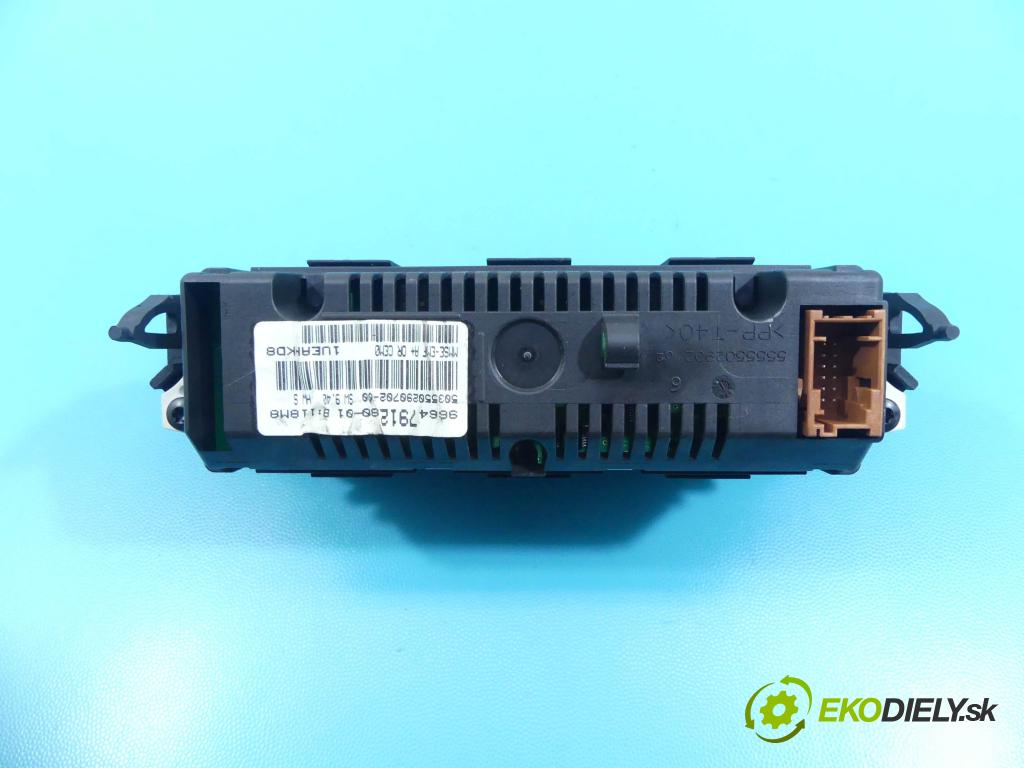 Peugeot 308 I 2007-2013 1.6 HDI 109 HP manual 80 kW 1560 cm3 5- Zobrazit: 9664791280-01 (Prístrojové dosky, displeje)