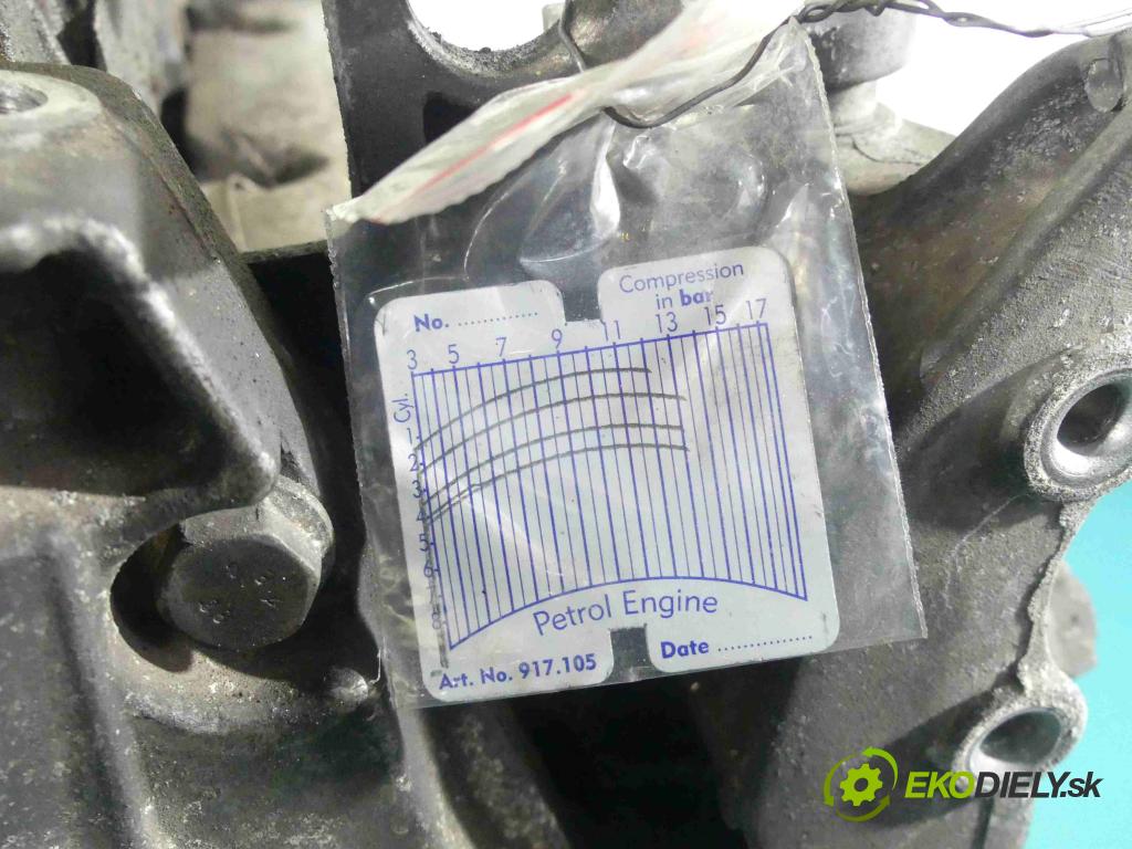Renault Thalia I 1998-2009 1.4 8V 75 HP manual 55 kW 1390 cm3 4- motor benzín: K7J 700
