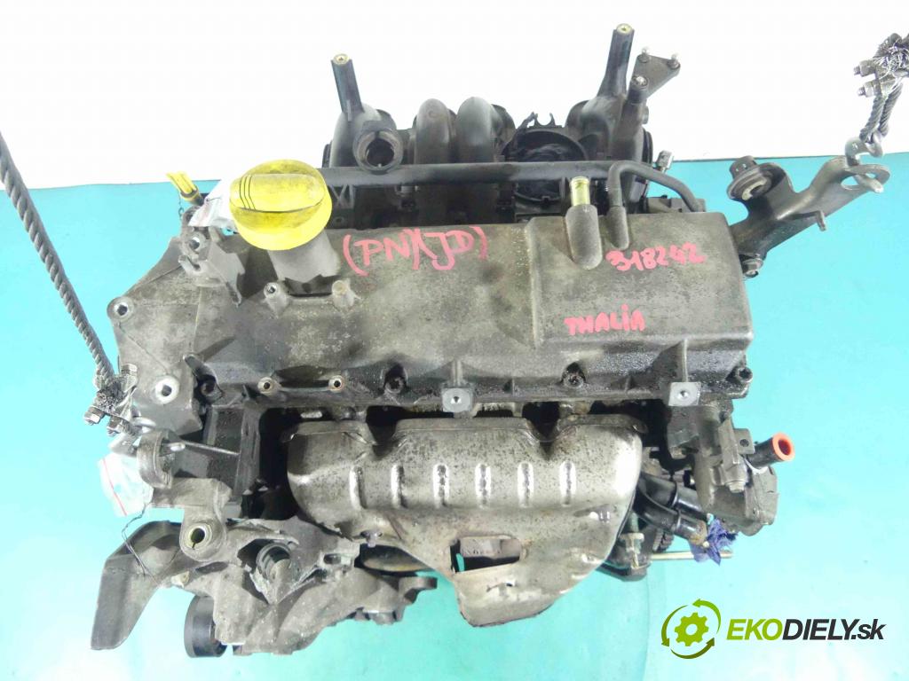 Renault Thalia I 1998-2009 1.4 8V 75 HP manual 55 kW 1390 cm3 4- motor benzín: K7J 700