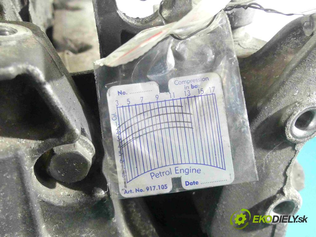 Renault Thalia I 1998-2009 1.4 8V 75 HP manual 55 kW 1390 cm3 4- motor benzín: K7J 700