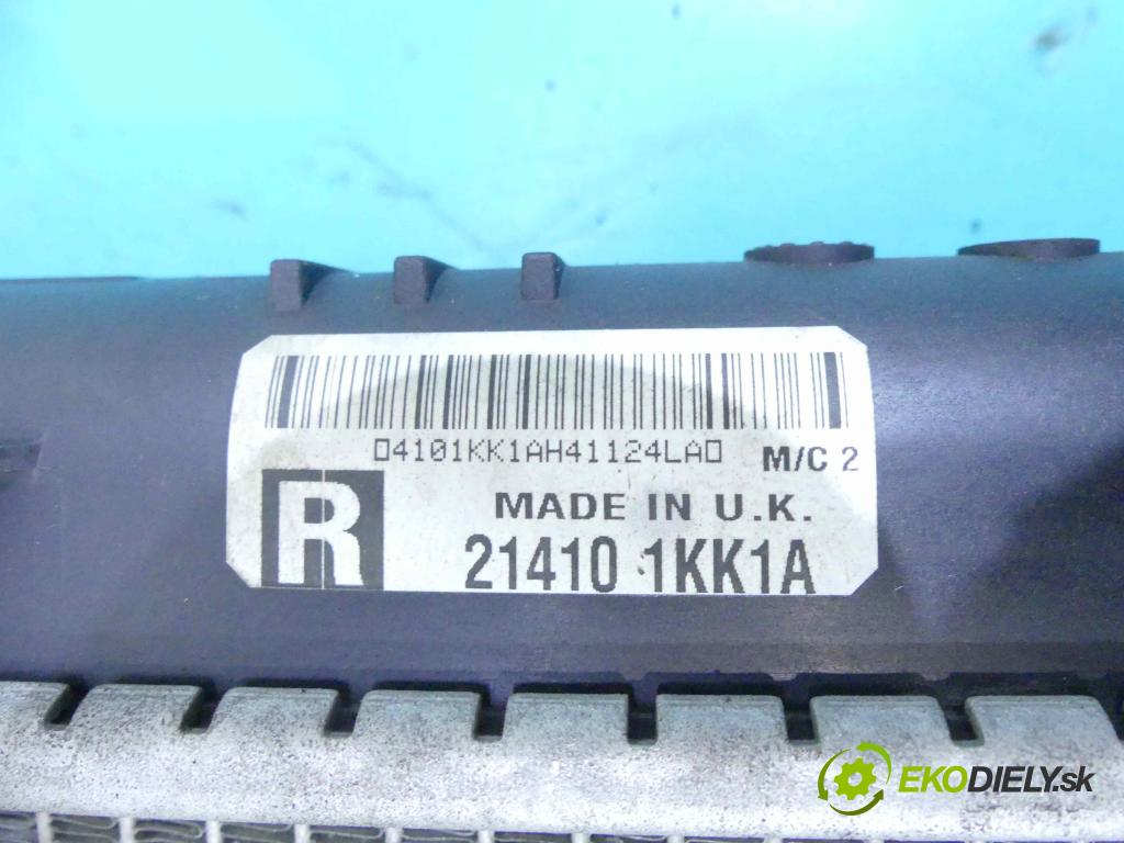 Nissan Pulsar 1.5 DCI 110 HP manual 81 kW 1461 cm3 5- chladič 214101KK1A (Chladiče)