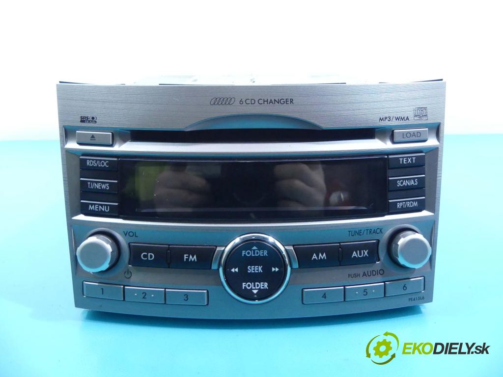 Subaru Legacy V 2009-2014 2.0 boxer 150 HP manual 110 kW 1998 cm3 5- Radio továreň: 86201AJ410