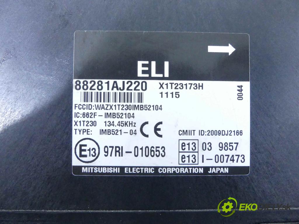 Subaru Legacy V 2009-2014 2.0 boxer 150 HP manual 110 kW 1998 cm3 5- modul riadiaca jednotka 88281AJ220 (Ostatné)