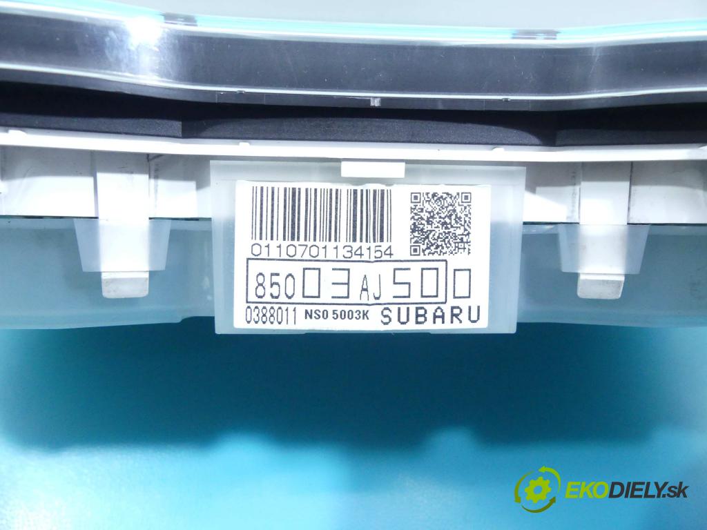 Subaru Legacy V 2009-2014 2.0 boxer 150 HP manual 110 kW 1998 cm3 5- prístrojovka/ budíky 85003AJ500 (Prístrojové dosky, displeje)