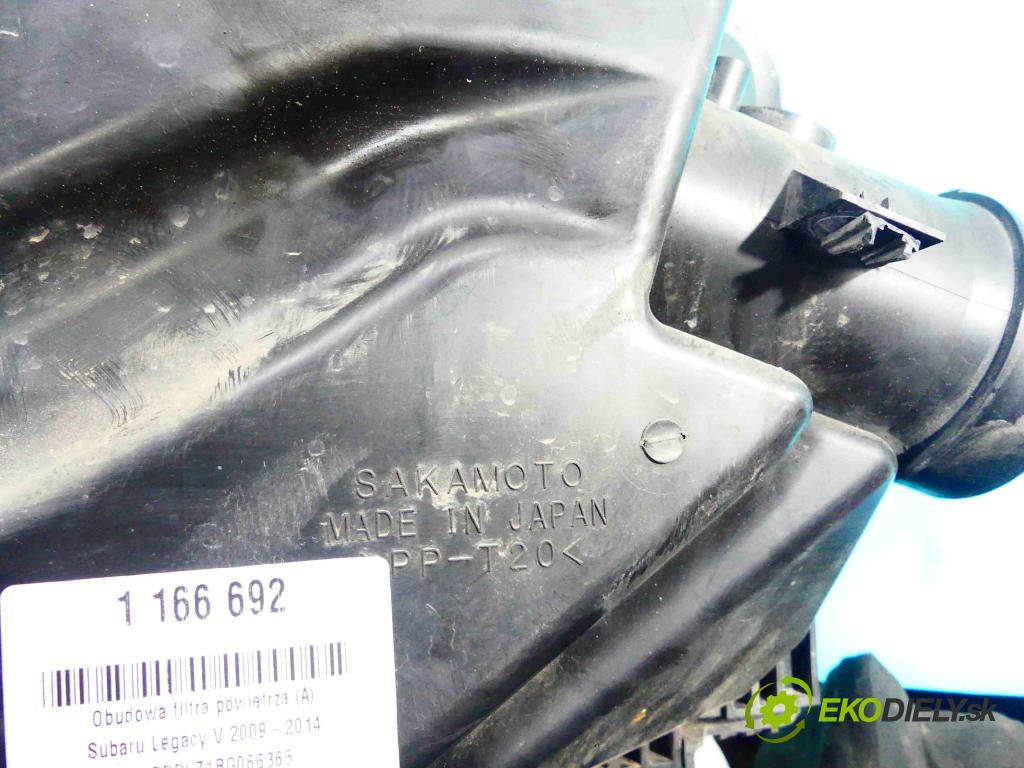 Subaru Legacy V 2009-2014 2.0 boxer 150 HP manual 110 kW 1998 cm3 5- obal filtra vzduchu A52AJ01 (Obaly filtrov vzduchu)