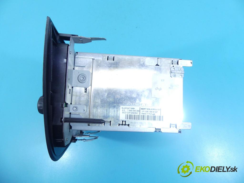 Seat Leon II 2005-2012 1.9 TDI 105 hp manual 77 kW 1896 cm3 5- Radio továrna: 1P1035186B