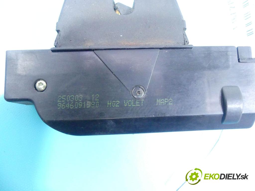 Citroen C3 2002-2009 1.4 hdi 68 hp manual 50 kW 1398 cm3 5- zámek kufrových dveří zadní 9646091580