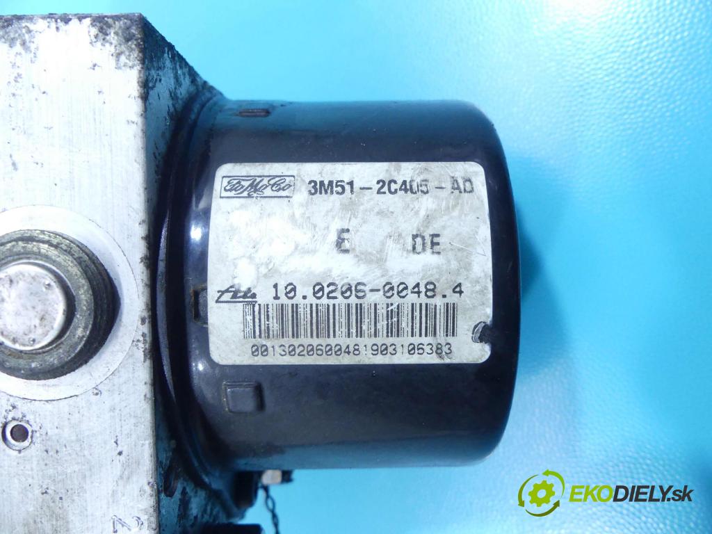 Mazda 3 I BK 2003-2009 2.0 16v 150 HP manual 110 kW 1999 cm3 5- čerpadlo abs 3M51-2C405-AD (Pumpy ABS)