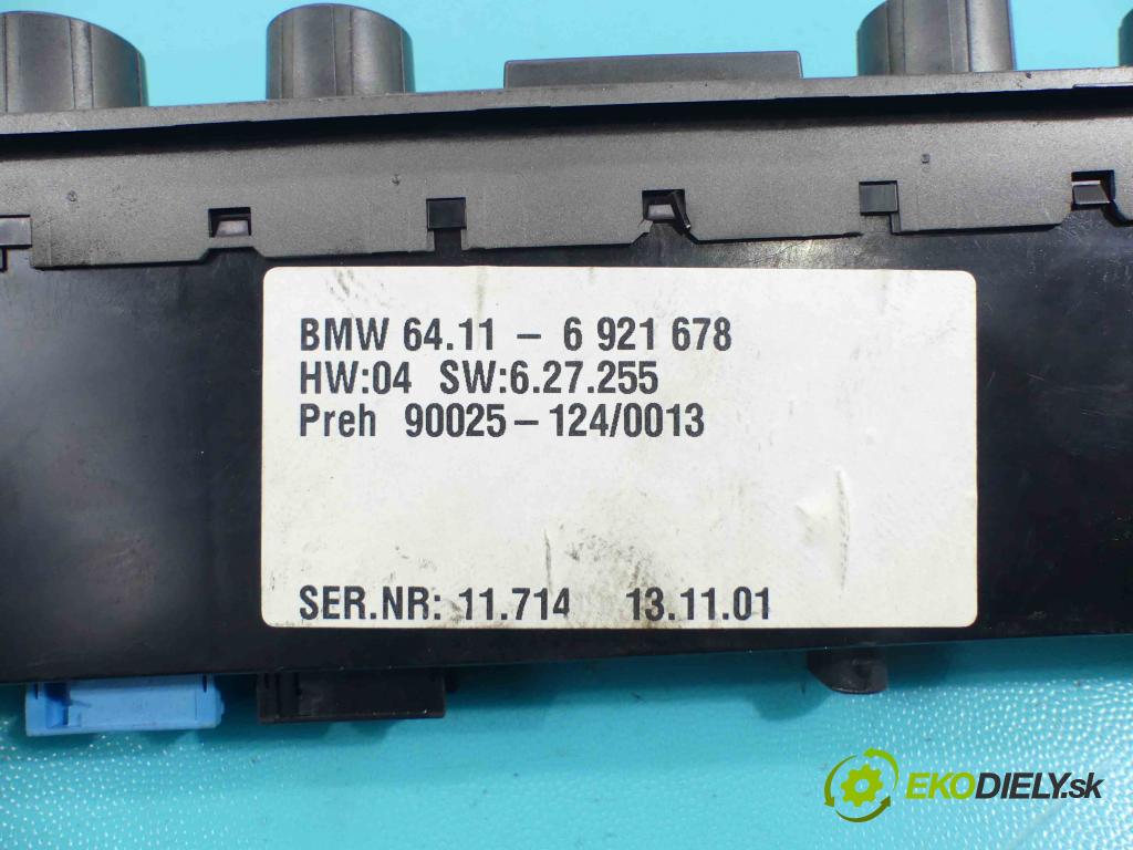 Bmw 7 E65 2001-2008 4.4 V8 333KM: automatic 245 kW 4398 cm3 4- panel kúrenia 6921678