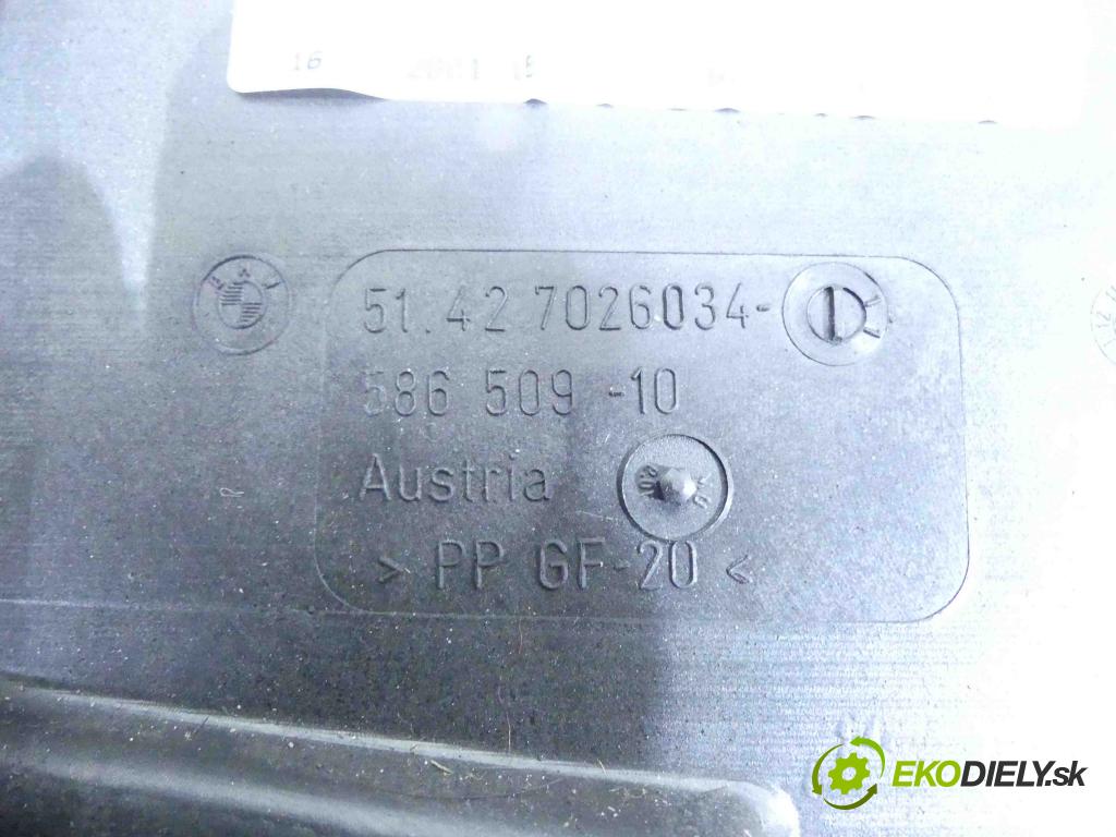 Bmw 7 E65 2001-2008 4.4 V8 333KM: automatic 245 kW 4398 cm3 4- roleta 7026034 (Rolety kufra)