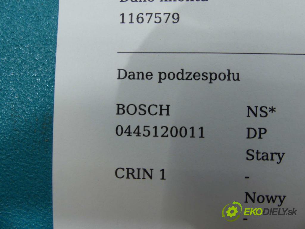 Iveco Daily III 1999-2006 2.3 HPI 116 HP manual 85 kW 2286 cm3 5- vstrek 0445120011 (Vstrekovače)