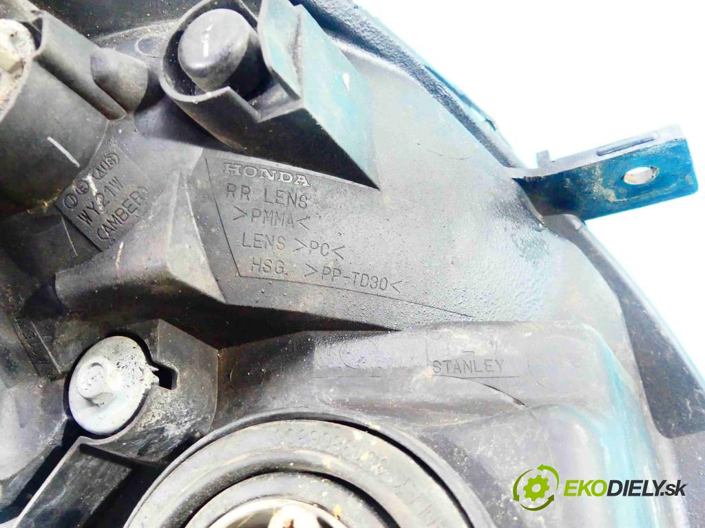 Honda Civic VII 2000-2006 1.7 16v 120 HP manual 88 kW 1668 cm3 2- Reflektor: pravý  (Pravé)