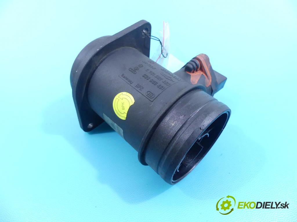 Seat Toledo II 1998-2004 1.9 tdi 110 HP manual 81 kW 1896 cm3 4- průtokoměr: 0281002463 (Váhy vzduchu)