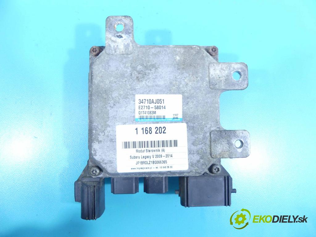 Subaru Legacy V 2009-2014 2.0 boxer 150 HP manual 110 kW 1998 cm3 5- modul riadiaca jednotka 34710AJ051 (Ostatné)