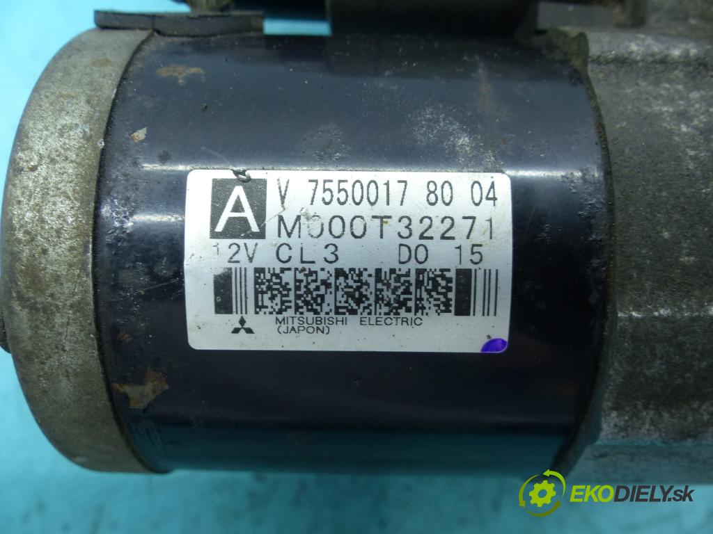 Citroen C4 Picasso I 2006-2013 1.6 16v VTI 120 HP manual 88 kW 1598 cm3 5- štartér M000T32271 (Štartéry)