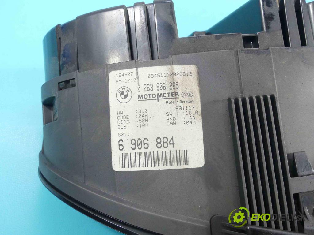 Bmw 3 E46 1998-2007 2.0d 136 HP manual 100 kW 1951 cm3 4- prístrojovka/ budíky 0263606265 (Prístrojové dosky, displeje)