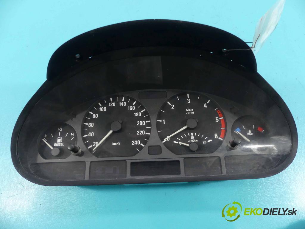 Bmw 3 E46 1998-2007 2.0d 136 HP manual 100 kW 1951 cm3 4- prístrojovka/ budíky 0263606265 (Prístrojové dosky, displeje)