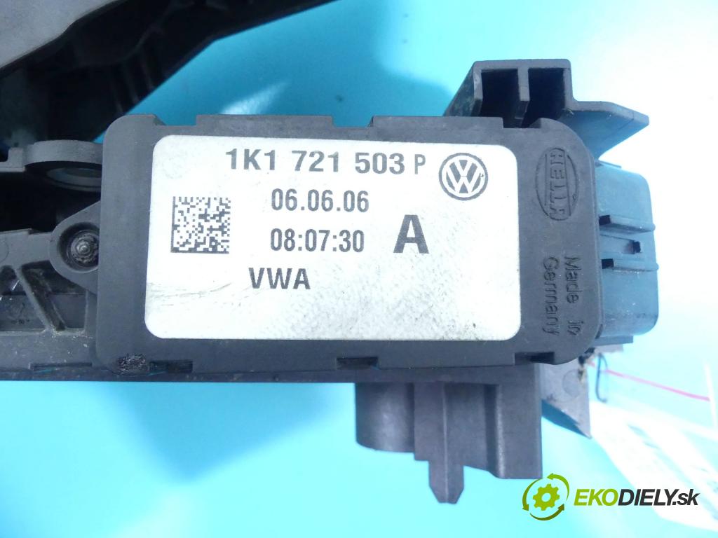 Vw Golf V 2003-2009 2.0 tdi 140 HP manual 103 kW 1968 cm3 5- pedále 1K1721503P (Pedále)