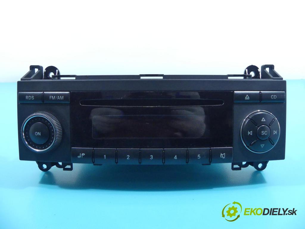 Mercedes A W169 2004-2012 1.7 116 HP manual 85 kW 1699 cm3 5- Radio továreň: A1698200086
