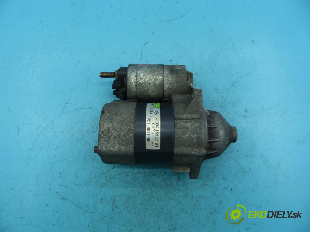 Mercedes A W169 2004-2012 1.7 116 HP manual 85 kW 1699 cm3 5- štartér D7E38 (Štartéry)
