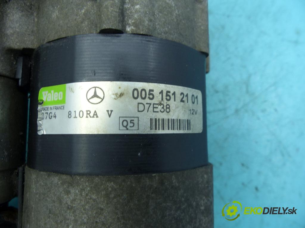 Mercedes A W169 2004-2012 1.7 116 HP manual 85 kW 1699 cm3 5- štartér D7E38 (Štartéry)