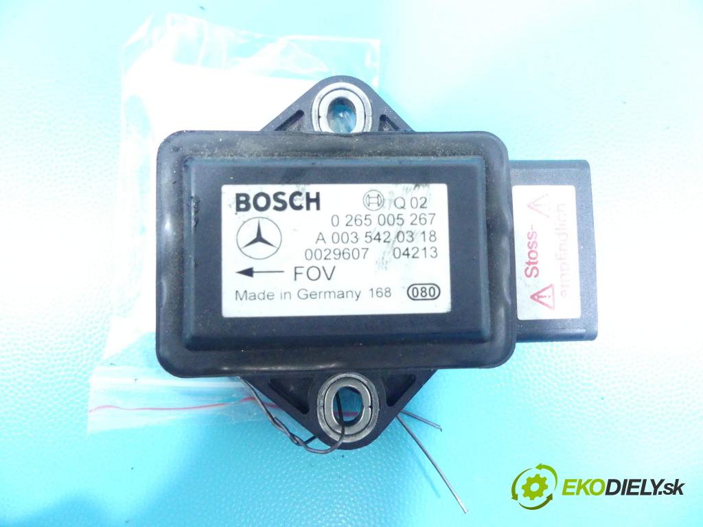 Mercedes A W169 2004-2012 1.7 116 hp manual 85 kW 1699 cm3 5- snímač ESP 0265005267
