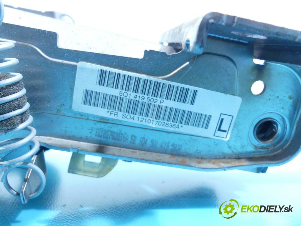 Vw Golf VII 2012-2020 1.6 tdi 105 HP manual 77 kW 1598 cm3 3- Sloupec: volant 5Q1419502P (Tyče riadenia (volantu))