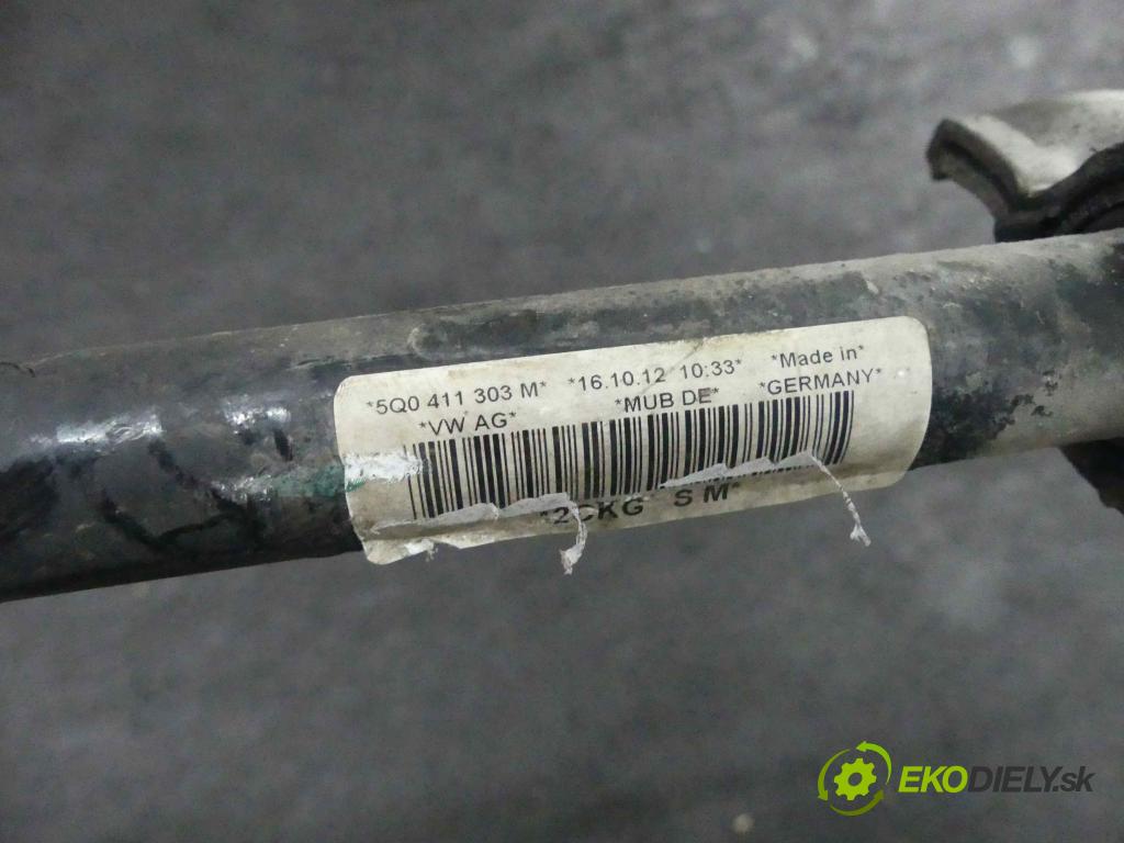 Vw Golf VII 2012-2020 1.6 tdi 105 HP manual 77 kW 1598 cm3 3- tyč stabilizatora 5Q0411303M (Tyče stabilizátora)