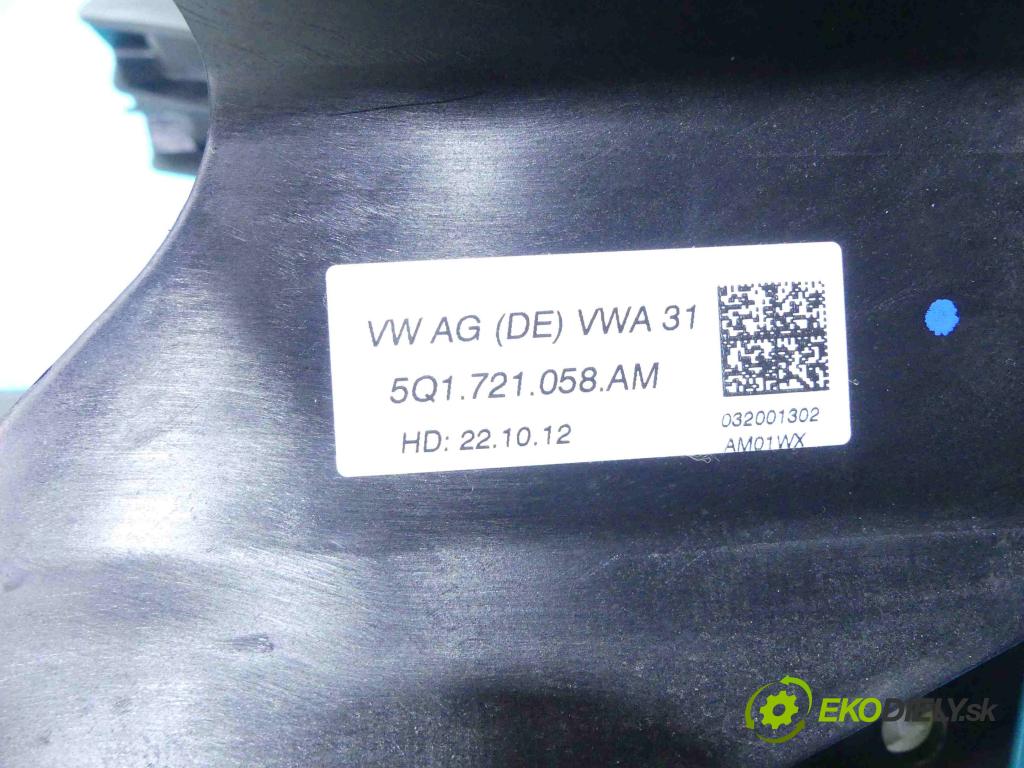 Vw Golf VII 2012-2020 1.6 tdi 105 HP manual 77 kW 1598 cm3 3- pedále 5Q1721058AM (Pedále)