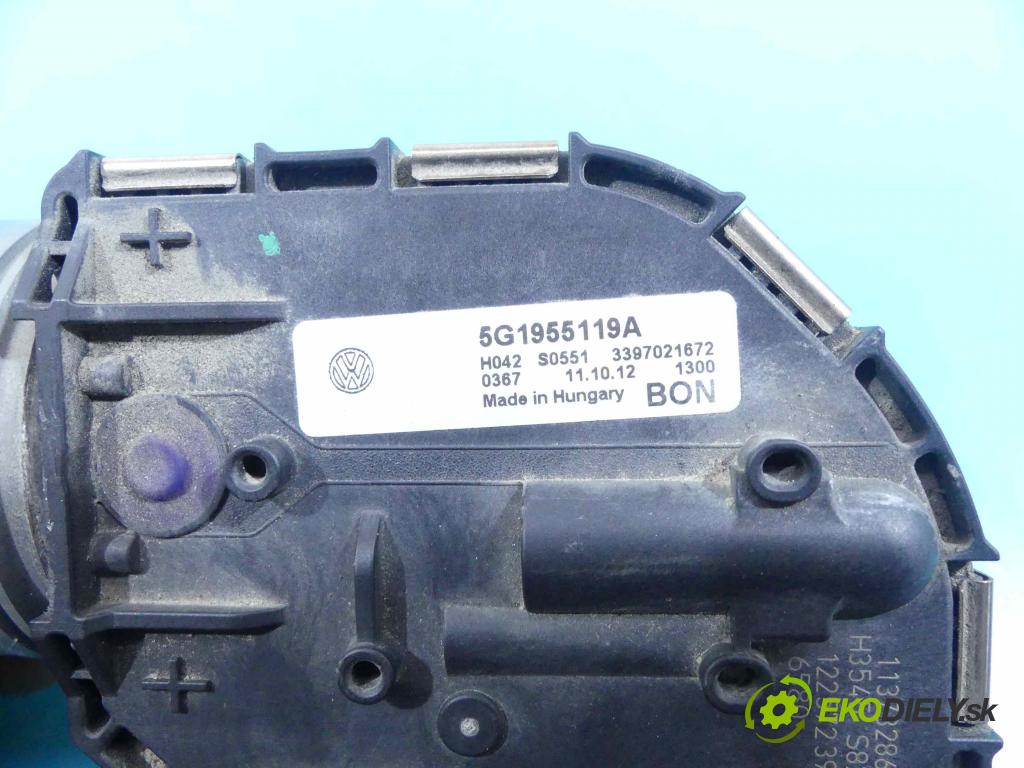 Vw Golf VII 2012-2020 1.6 tdi 105 HP manual 77 kW 1598 cm3 3- motor stieračov predné 1397220663