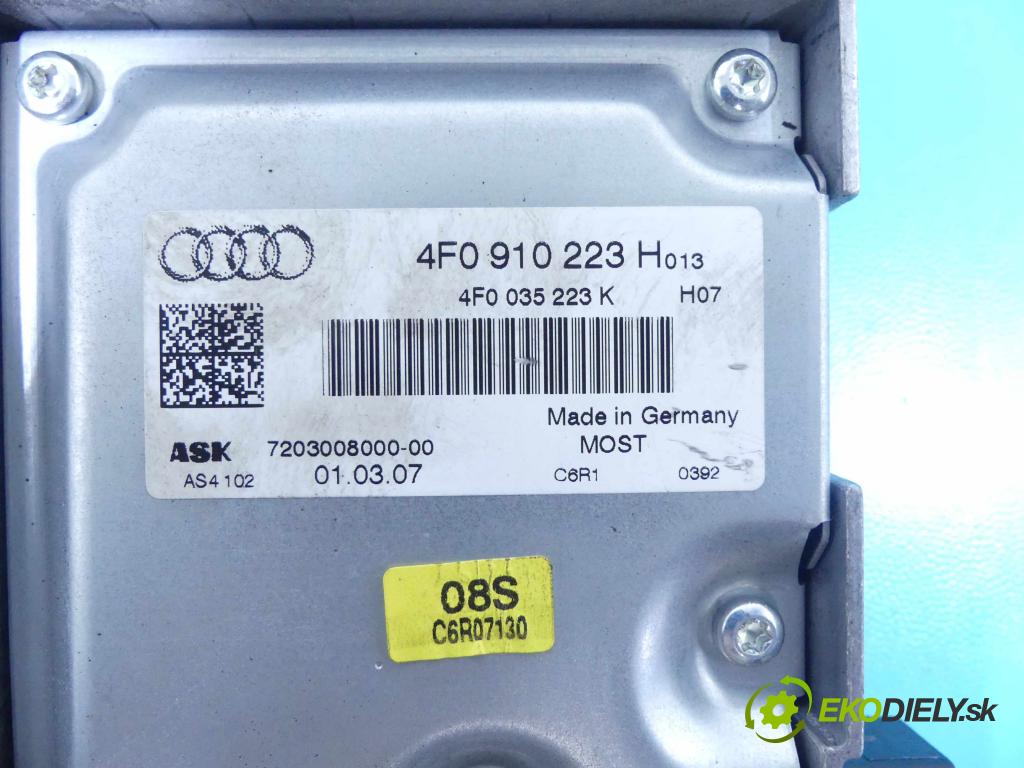 Audi A6 C6 2004-2011 2.7 tdi 179KM manual 132 kW 2698 cm3 4- Zesilovač: 4F0910223H (Zosilňovače)