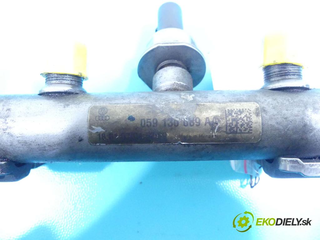 Audi A6 C6 2004-2011 2.7 tdi 179KM manual 132 kW 2698 cm3 4- lišta vstrekovacia 059130758E (Vstrekovacie lišty)