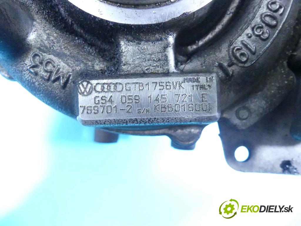 Audi A6 C6 2004-2011 2.7 tdi 179KM manual 132 kW 2698 cm3 4- turbodúchadlo, turbo 769701-2 (Turbodúchadlá (kompletné))