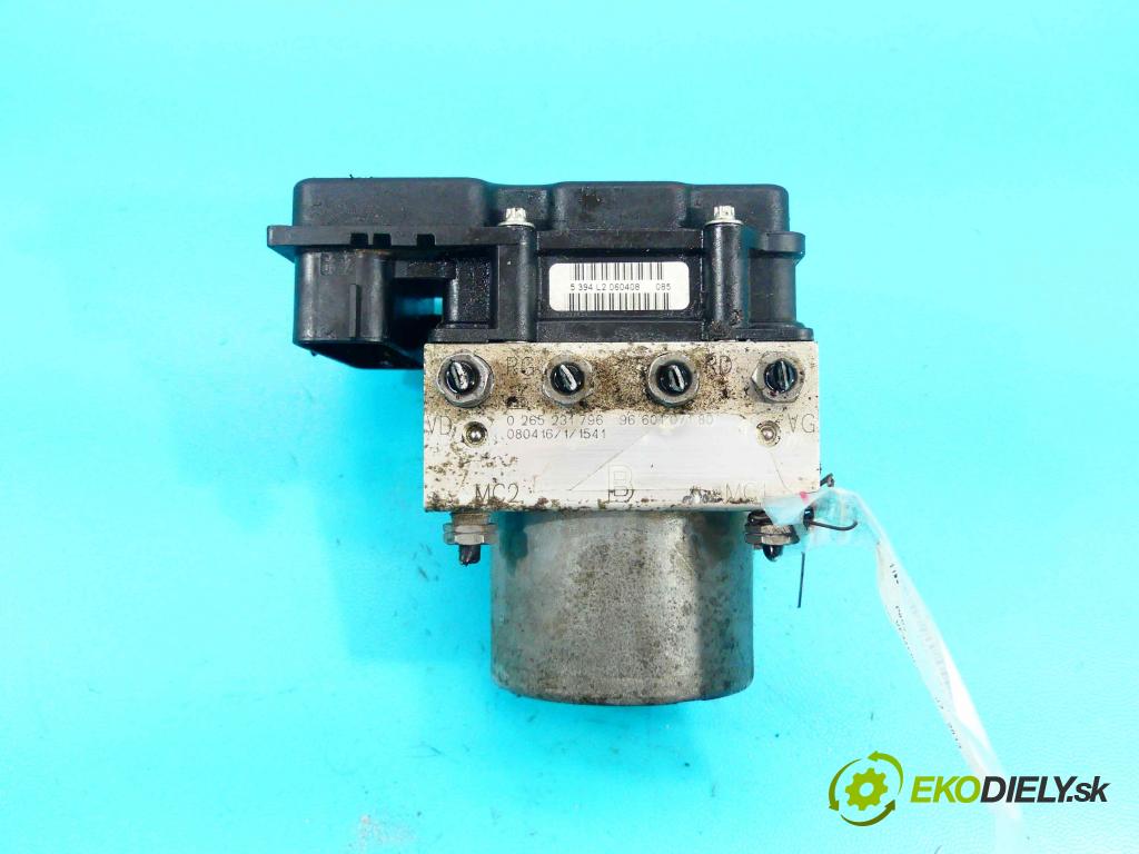 Peugeot 308 I 2007-2013 1.6 16v 120 HP manual 88 kW 1598 cm3 5- čerpadlo abs 9665331980 (Pumpy ABS)