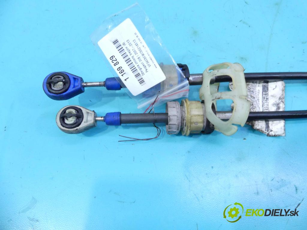 Peugeot 308 I 2007-2013 1.6 16v 120 HP manual 88 kW 1598 cm3 5- Páka: Změny: stupeň,rýchlosť  (Rýchlostné páky / kulisy)