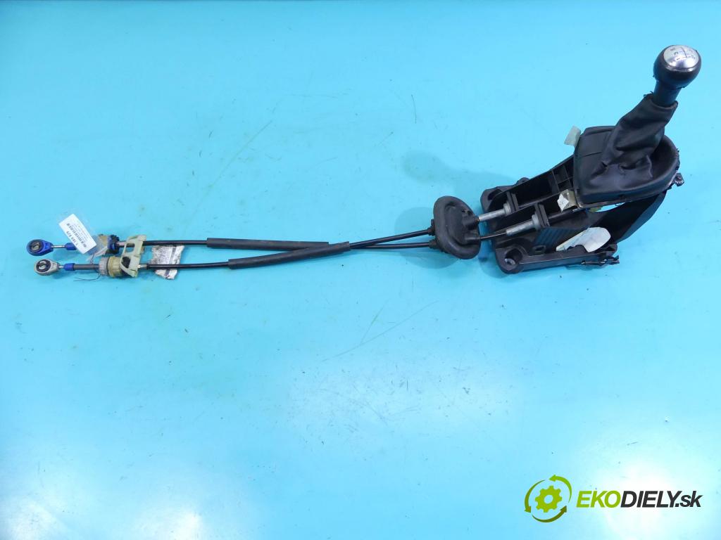 Peugeot 308 I 2007-2013 1.6 16v 120 HP manual 88 kW 1598 cm3 5- Páka: Změny: stupeň,rýchlosť  (Rýchlostné páky / kulisy)