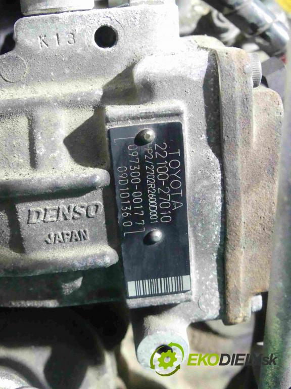 Toyota Corolla E12 2001-2009 2.0 D4D 90 HP manual 66 kW 1995 cm3 5- čerpadlo vstrekovacia 22100-27010 (Vstrekovacie čerpadlá)